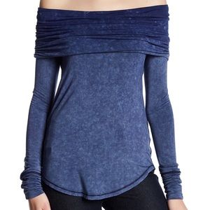 Free People Cosmo Cowl Neck Shirt